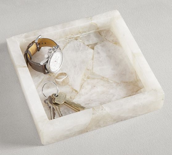Square Quartz Stone Catchall - Thumbnail 2