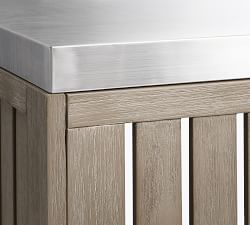 Abbott Outdoor Kitchen Acacia Convertable Refrigerator Cabinet (31")