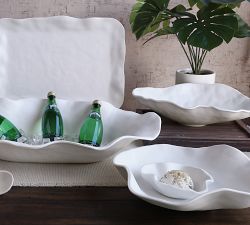 Nube Outdoor Organic Edge Bowl with Dip