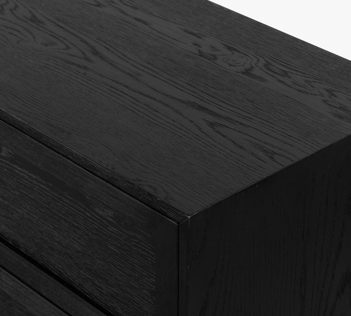 pottery barn black dresser Made Goods York Dresser Black Leather – CLAYTON GRAY HOME main image 0