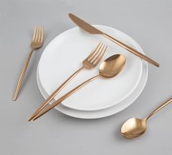 Open Box: Gaze Stainless Steel 20-Piece Flatware Set