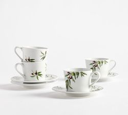 Monique Lhuillier Olive Orchard Mugs - Set of 4