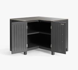 Open Box: Indio Metal Outdoor Kitchen Corner Cabinet (45")