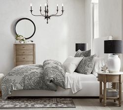 Alexandra Round Marble Nightstand (21")