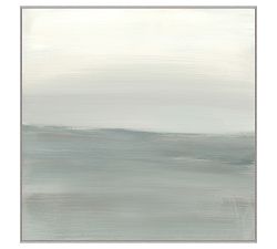 Coastline Mist Framed Canvas Prints