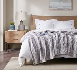 Beautyrest® Heated Oversized Faux Fur Throw