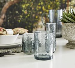 Hammered Handcrafted Drinking Glasses - Set of 4