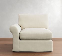PB Comfort Modern Roll Arm Sectional Component Replacement Slipcovers