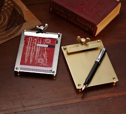 Scribner Brass Notepad