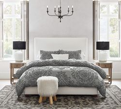 Alexandra Round Marble Nightstand (21")