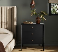 Harmon Metal Nightstand (24")