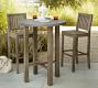 Abbott Concrete &amp; Acacia Outdoor Bar Height Table (34")