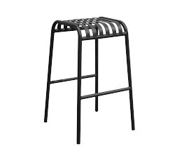 Enid Metal Stackable Outdoor Barstools - Set of 2