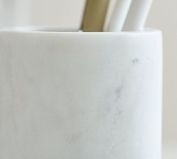 Marble Desk Accessory - Pencil Cup
