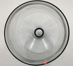 Open Box: City Glass Pendant, 9.5" - Bronze