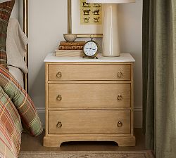 Scarlett Marble Nightstand (28")