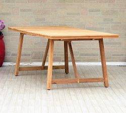 Anza 9-Piece Rectangular Dining Table with Garey Rope Dining Armchair Set