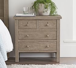 Farmhouse 4-Drawer Nightstand (28.5")