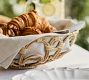Monique Lhuillier Antibes Handwoven Wicker Serve Bowl