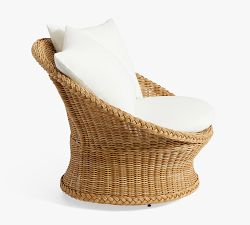 Westport Swivel Outdoor Papasan Chair