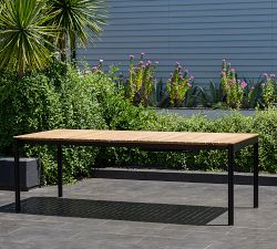Zia Teak Outdoor Extendable Dining Table (89"-130")