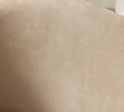 Baldwin Leather Barrel Back Dining Chair