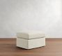 PB Comfort Modern Roll Arm Slipcovered Storage Ottoman