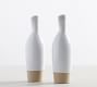 Quinn Handcrafted Stoneware Olive Oil &amp; Vinegar Cruet