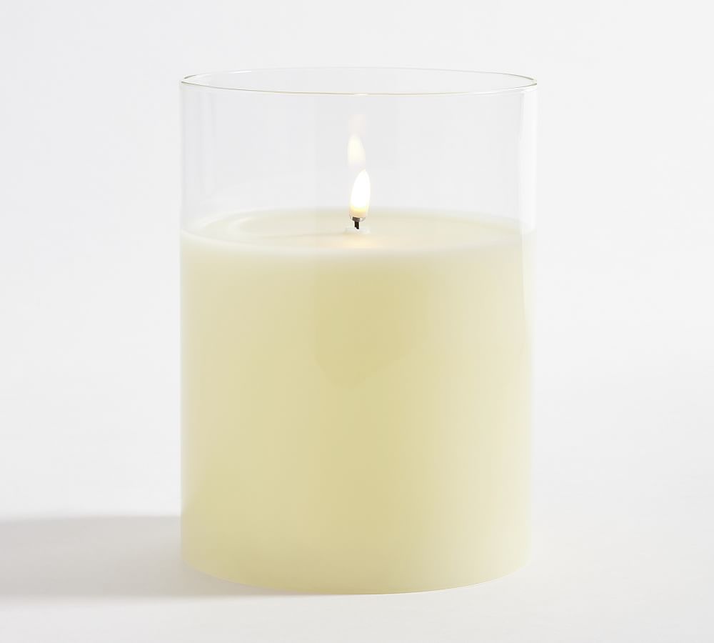 Flickering Flameless Candle - 5.75"x8" - Ivory