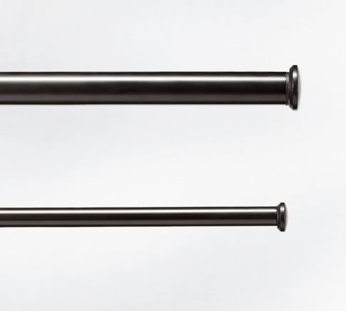 Standard Endcap Finial - Set of 2, Antique Bronze, 0.75