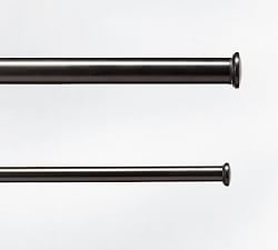 Standard Endcap Finial - Set of 2, Antique Bronze, 0.75" Diam.