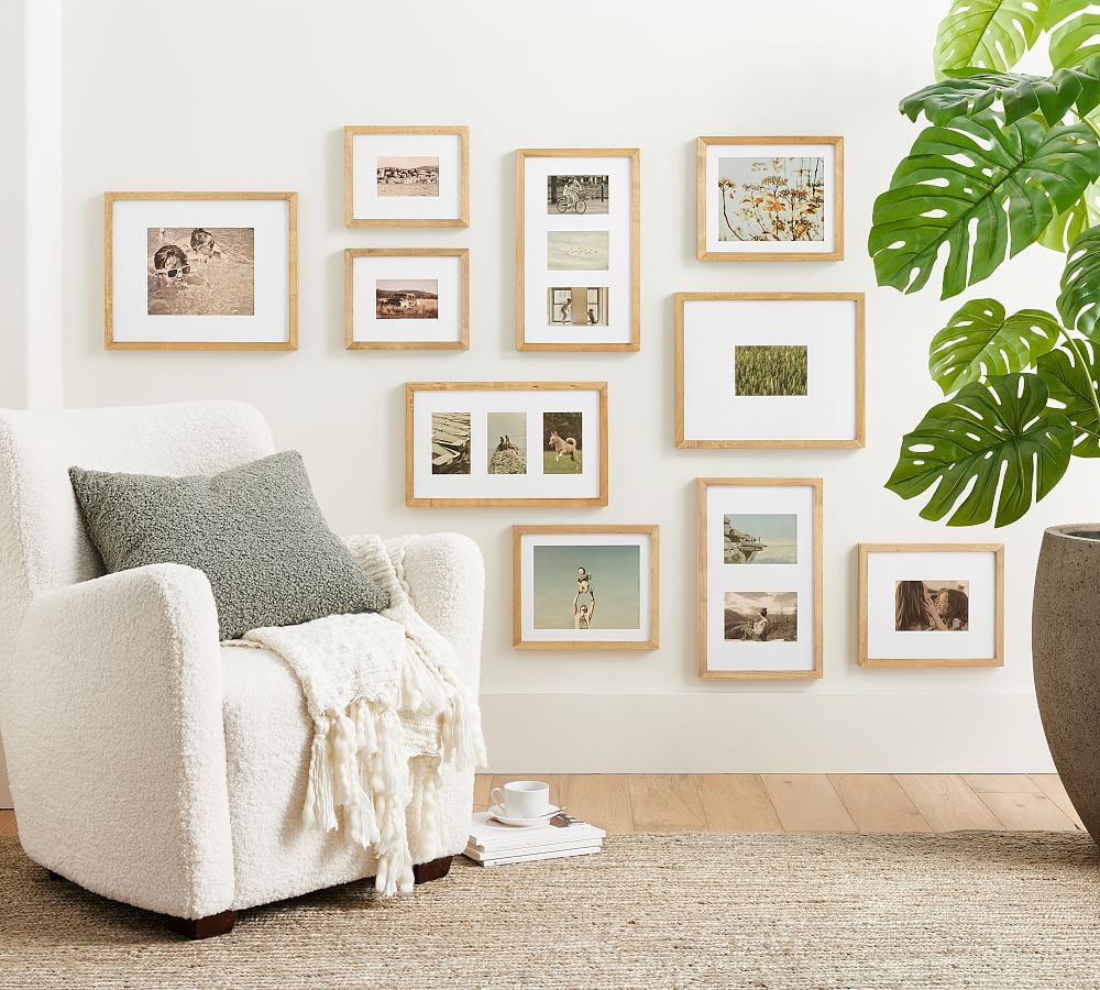 10-Piece Wood Gallery Frame Set - Set of 10A - Natural