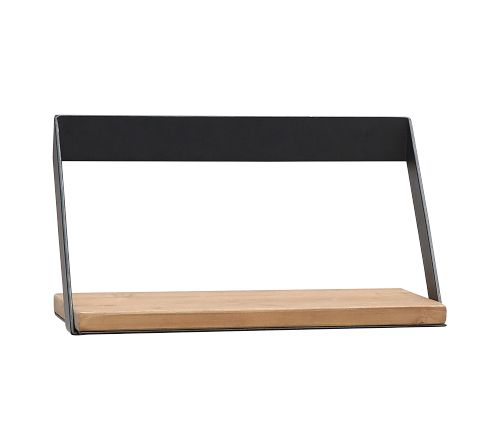 Trenton Shelf, Aged Wood & Iron, 12