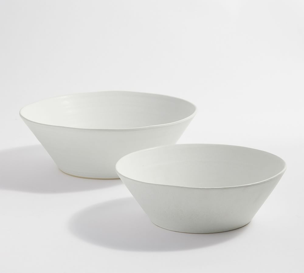 Larkin Stoneware Serving Bowls - Set of 2