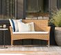 Capri Wicker Outdoor Loveseat (53")