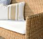 Capri Wicker Outdoor Loveseat (53")