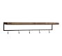 Malcolm Entryway Wall Shelf with Hooks