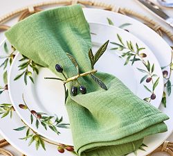 Monique Lhuillier Livia Napkin Rings - Set of 4