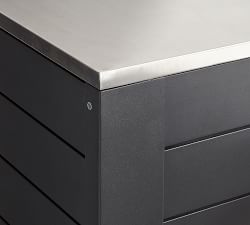 Malibu Metal Outdoor Kitchen Convertible Refrigerator Cabinet (29")