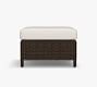 Torrey Wicker Outdoor Ottoman (25")