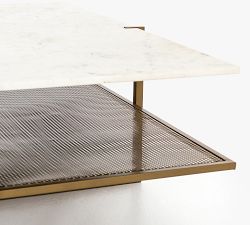 Hyla Square Marble Coffee Table (41")