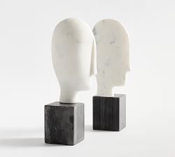 Meditative Handcrafted Bookends - Set of 2