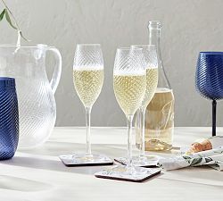Monique Lhuillier Campania Outdoor Champagne Flutes - Set of 4