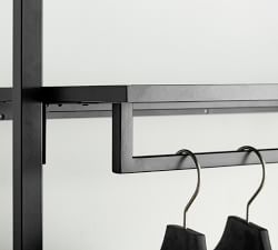 Temple Street Closet Rail with Shelf