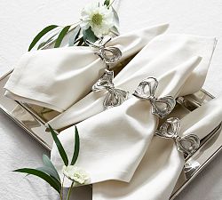 Monique Lhuillier Clara Bow Napkin Rings - Set of 4