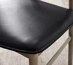 Serling Leather Dining Chairs, Set of 2