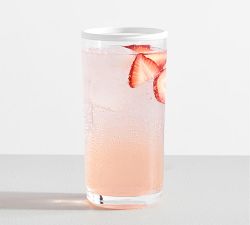 Stripe Rim Outdoor Drinking Glasses