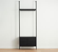 Temple Street Closet Rail with Drawer