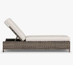 Torrey Wicker Outdoor Single Chaise Lounge