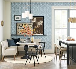 Chapman Round Marble Pedestal Dining Table (39")